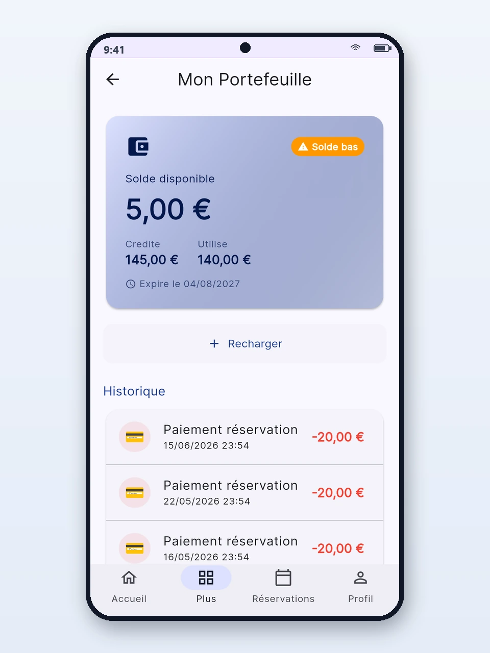 Portefeuille virtuel